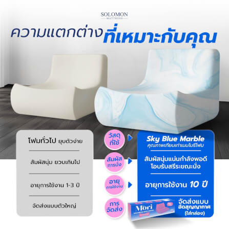 SOLOMON โซฟา โซฟาหนอนนุ่ม รุ่น MORI ทูโทน สีขาว-น้ำเงิน_3